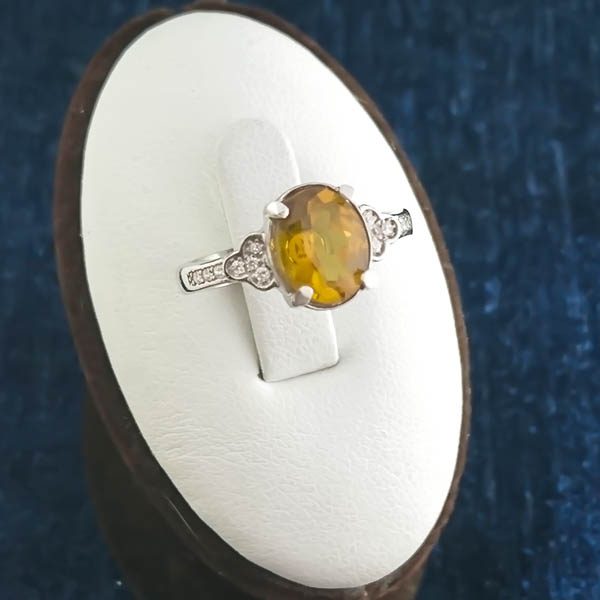 انگشتر الکساندریت زنانه نقره صفوی