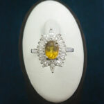 انگشتر نقره زنانه طرح ژینوس با سنگ الکساندریت - Image 5