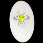 انگشتر الکساندریت نقره زنانه طرح آوینا - Image 2