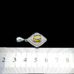 گردنبند الکساندریت الماس تراش نقره زنانه طرح آنسه - Image 2