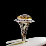 انگشتر نقره مردانه طرح جهانیار با سنگ در نجف اصلی - Image 5