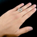 انگشتر نقره مردانه طرح جهانیار با سنگ در نجف اصلی - Image 6