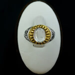 انگشتر نقره مردانه طرح سلام بر حسین با سنگ در نجف اصلی - Image 5