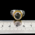 انگشتر نقره مردانه طرح زینب کبری با سنگ در نجف اصلی - Image 3