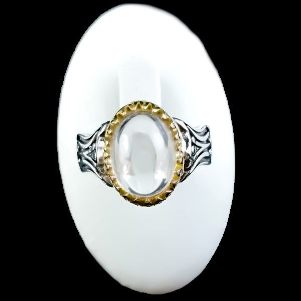 انگشتر نقره مردانه طرح خوشیار با سنگ در نجف اصلی - Image 6