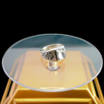 انگشتر نقره مردانه طرح دادمهر با سنگ در نجف اصلی - Image 4