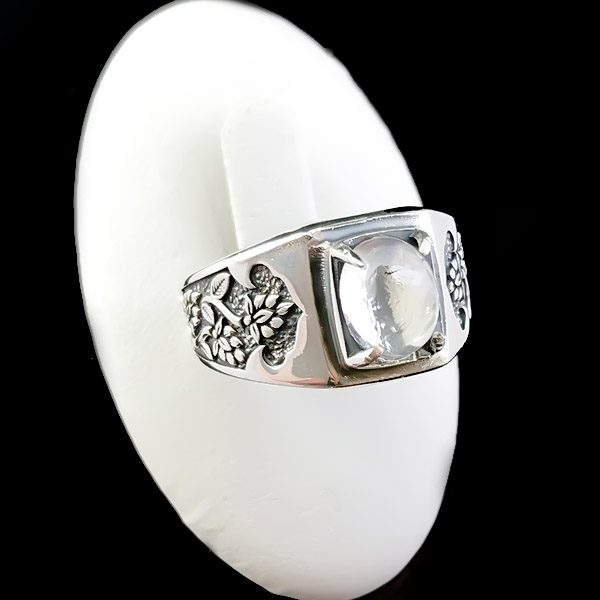 انگشتر در نجف مردانه نقره ساده