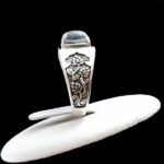 انگشتر نقره مردانه طرح دادمهر با سنگ در نجف اصلی - Image 2