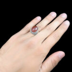 انگشتر فاخر نقره مردانه طرح جانیار با سنگ عقیق یمنی - Image 3