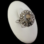 انگشتر نقره زنانه طرح هانا با سنگ عقیق شجر اصلی