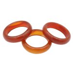 حلقه عقیق سرخ اصلی مردانه و زنانه با سایزهای مختلف