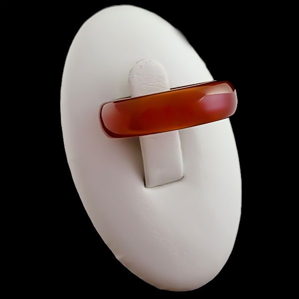 حلقه عقیق سرخ اصلی مردانه و زنانه با سایزهای مختلف - Image 3