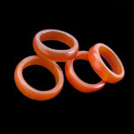 حلقه عقیق سرخ اصلی مردانه و زنانه با سایزهای مختلف - Image 4
