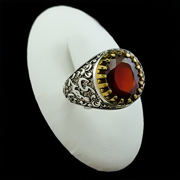 بهترین انگشتر گارنت نفیس