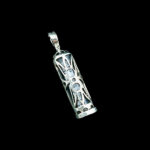 گردنبند نقره حرز امام جواد (ع) طرح نورا - Image 3