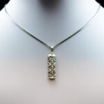 گردنبند نقره حرز امام جواد (ع) طرح نادیا