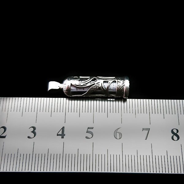 گردنبند نقره حرز امام جواد (ع) طرح سایان - Image 2