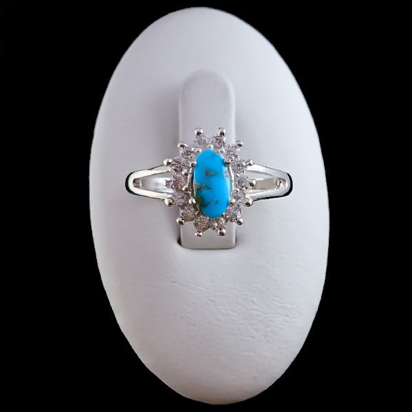 ۲-۱-۰۲۹ turquoise-ring (3) مدل انگشتر فیروزه دخترانه شیک