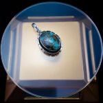 گردنبند نقره مردانه و زنانه طرح مهسان سنگ فیروزه نیشابوری‌‌‌ - Image 3