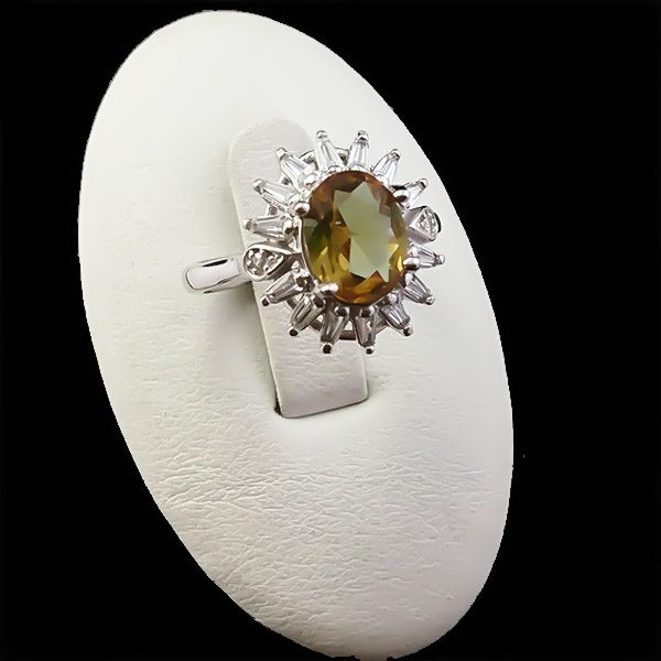 انگشتر الکساندریت زنانه نقره