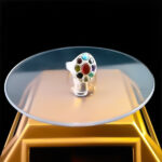 انگشتر نقره زنانه و مردانه طرح فاخر آرتینا با چند سنگ معدنی اصل - Image 2