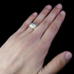 انگشتر حرز امام جواد (ع) نقره زنانه و مردانه طرح بایار - Image 3