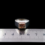 انگشتر حرز امام جواد (ع) نقره زنانه و مردانه طرح بایار - Image 6