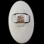 انگشتر حرز امام جواد (ع) نقره زنانه و مردانه طرح بایار - Image 2