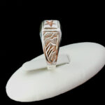 انگشتر نقره زنانه و مردانه طرح فانتزی با حرز امام جواد (ع) - Image 5