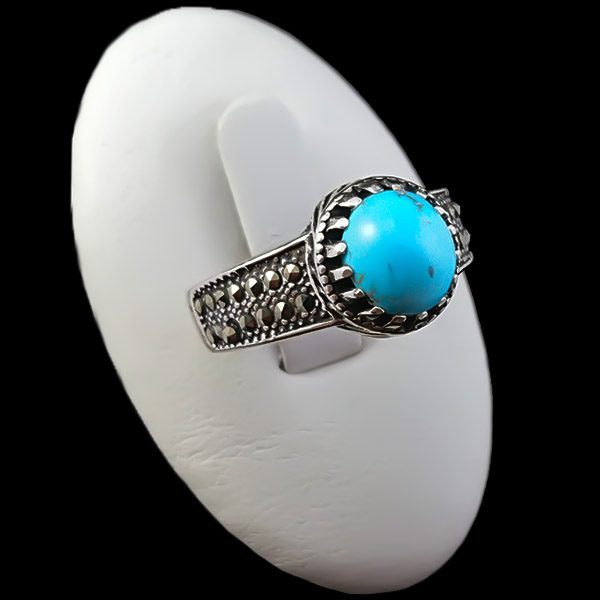 انگشتر فیروزه زنانه مردانه نقره فاخر