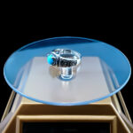 انگشتر نقره مردانه و زنانه طرح آوید سنگ فیروزه نیشابوری - Image 2