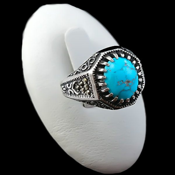 انگشتر فیروزه زنانه مردانه نقره