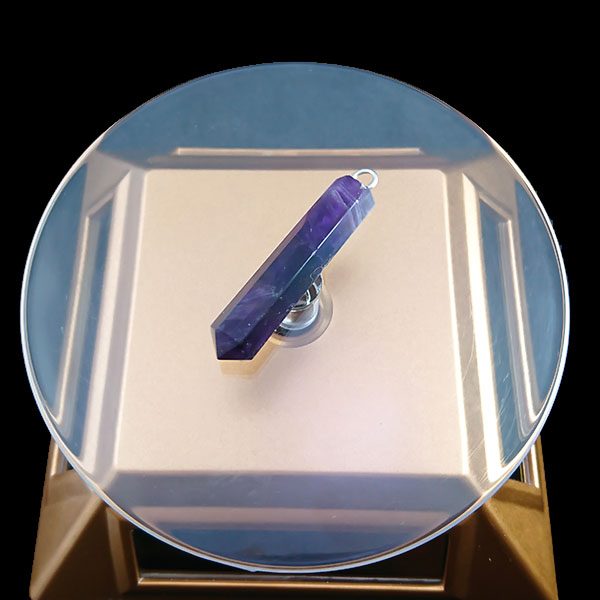 گردنبند زنانه ومردانه آمیتیست طرح آتاناز با سنگ آمیتیست اصل - Image 3