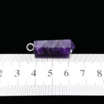 گردنبند زنانه ومردانه آمیتیست طرح آتیه با سنگ آمیتیست اصل - Image 4