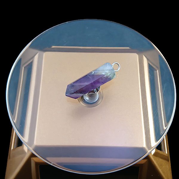 گردنبند زنانه ومردانه آمیتیست طرح آدرینا با سنگ آمیتیست اصل - Image 4