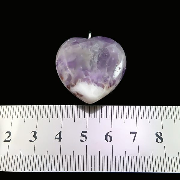 گردنبند زنانه ومردانه آمیتیست طرح آدینه با سنگ آمیتیست اصل - Image 4