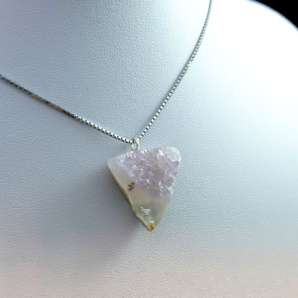 گردنبند زنانه ومردانه آمیتیست طرح آرتینا با سنگ آمیتیست اصلی - Image 3