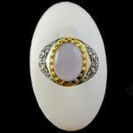 انگشتر نقره مردانه طرح آرمان با سنگ عقیق کبود یمنی - Image 5