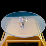 انگشتر نقره زنانه طرح آنیتا با سنگ عقیق کبود یمنی - Image 3