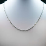 زنجیر ظریف نقره عیار ۹۲۵ مخصوص گردنبند (60 سانتی متری) - Image 4