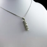 گردنبند نقره زنانه و مردانه حرز امام جواد (ع) طرح پویه - Image 2