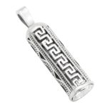 گردنبند نقره زنانه و مردانه حرز امام جواد (ع) طرح ترمه