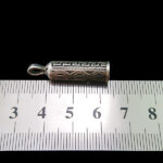 گردنبند نقره زنانه و مردانه حرز امام جواد (ع) طرح ترمه - Image 3