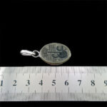 گردنبند یشم نقره مردانه و زنانه طرح عین علی (ع) + حرز امام جواد (ع) - Image 4