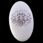 حلقه نقره زنانه طرح چند نگین سلوا - Image 3