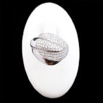 حلقه نقره زنانه طرح جواهری سریرا - Image 3