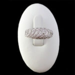 حلقه نقره زنانه طرح جواهری شایا - Image 4