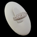 حلقه نقره زنانه طرح جواهری شایا