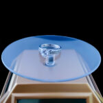 حلقه تک نگین نقره زنانه طرح طنین - Image 4