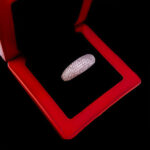 حلقه نقره زنانه طرح جواهری عطوفه - Image 2